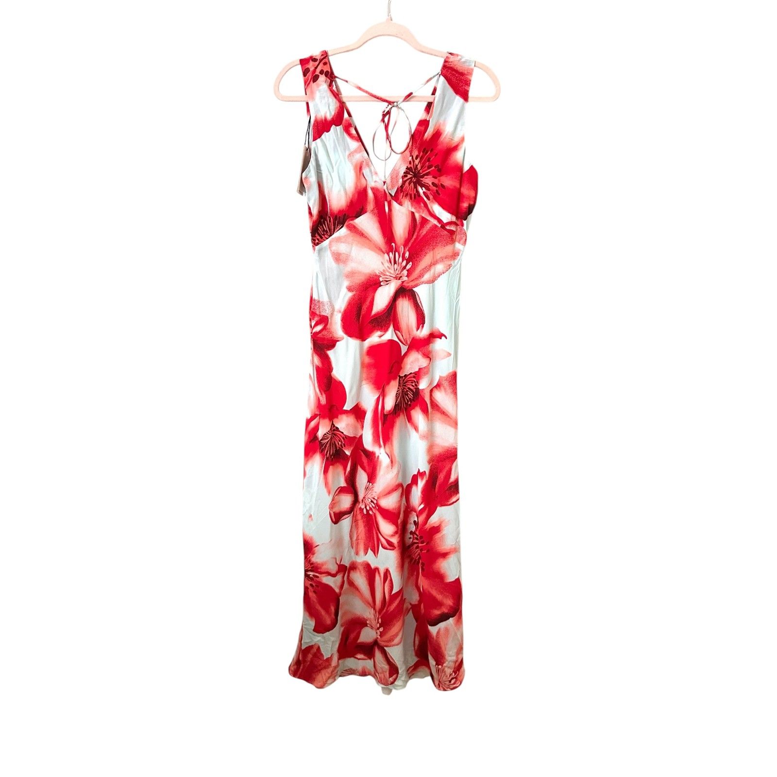 Summer Away Floral Maxi Dress Corallo Floral S/4 New Nwt — image 4 of 6
